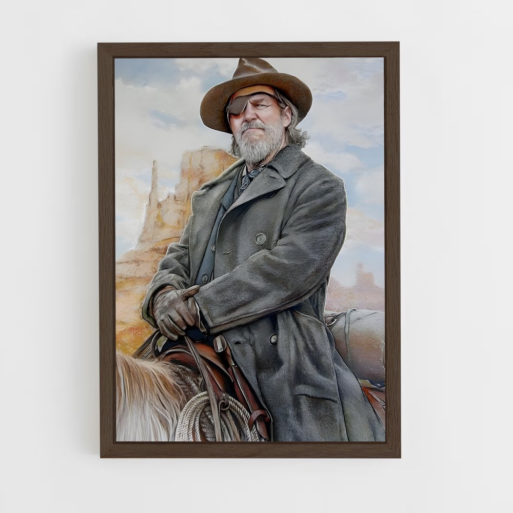 ap-rooster cogburn-1 cadre Bois foncé