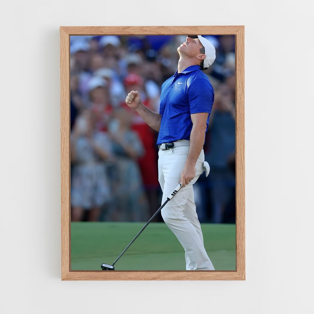 ap-rory mcilroy-1 cadre Bois clair
