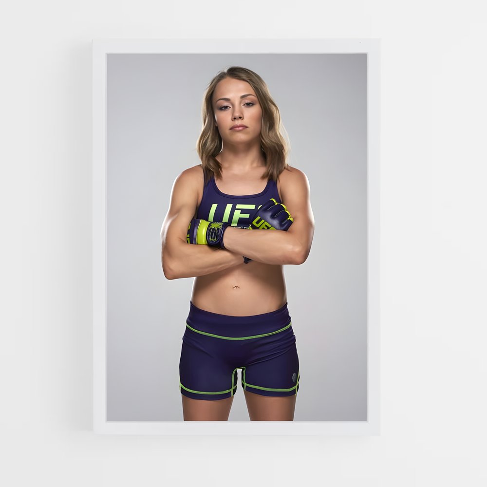 ap-rose namajunas-2 cadre Blanc