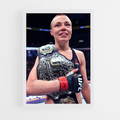 ap-rose namajunas-3 cadre Blanc