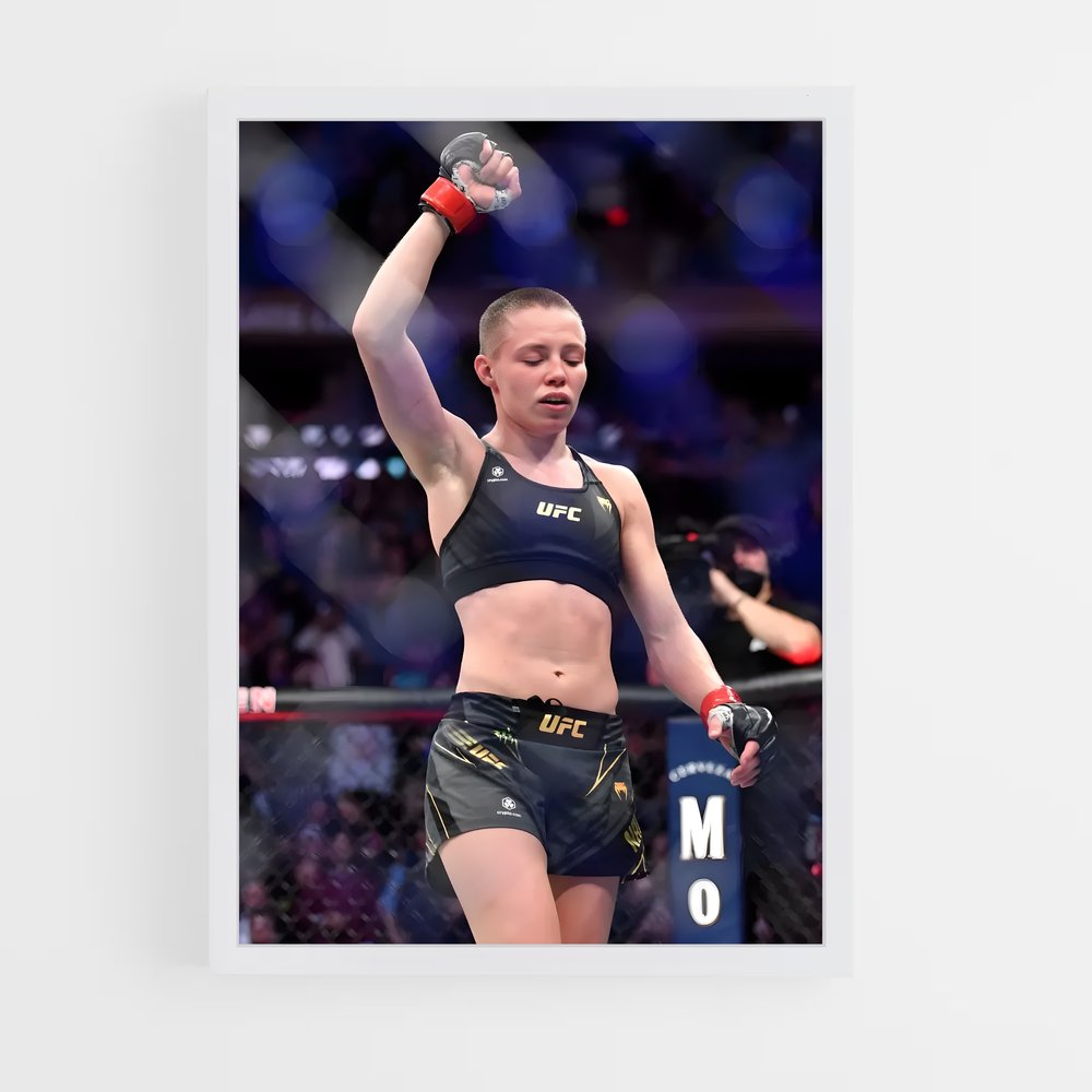 ap-rose namajunas-4 cadre Blanc