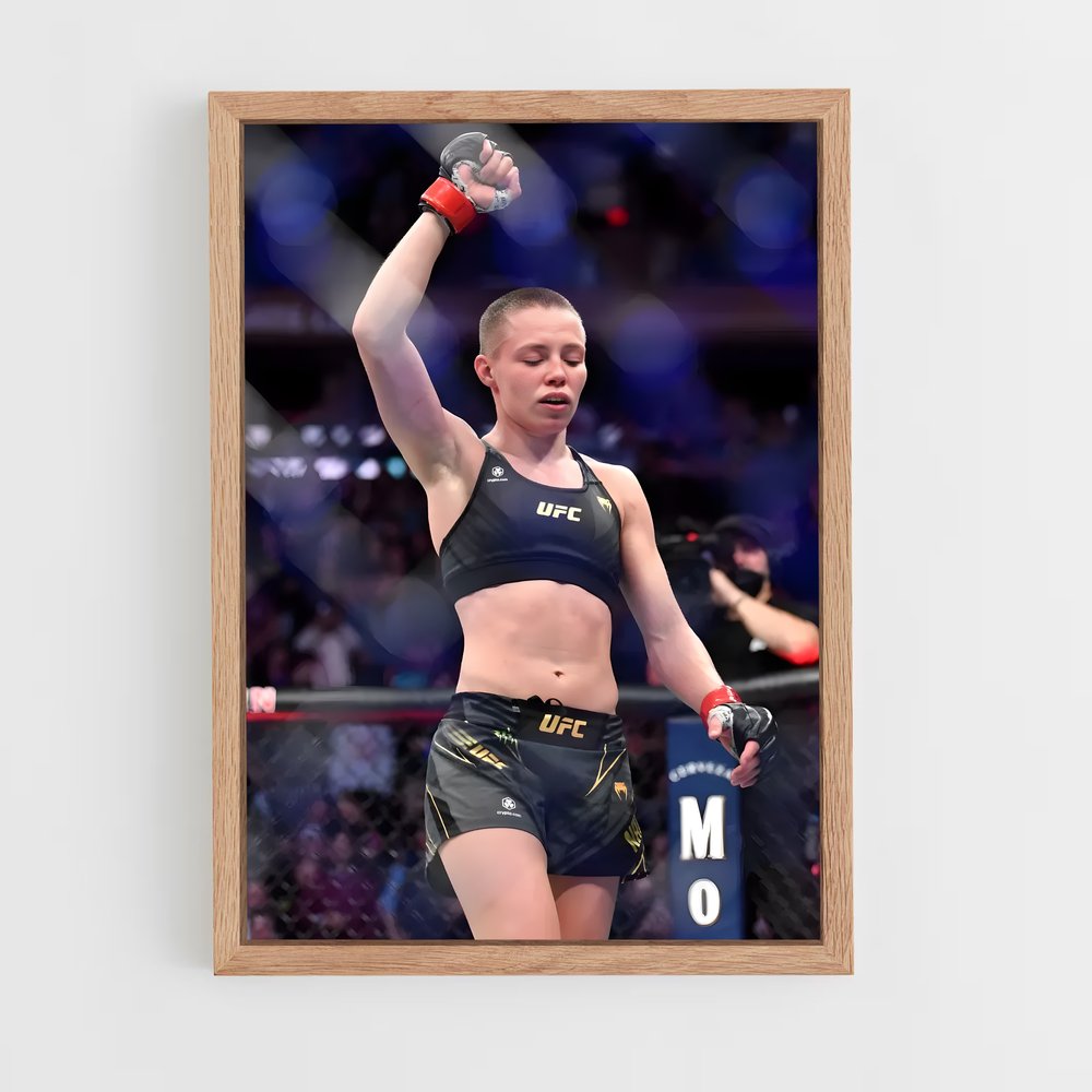 ap-rose namajunas-4 cadre Bois clair