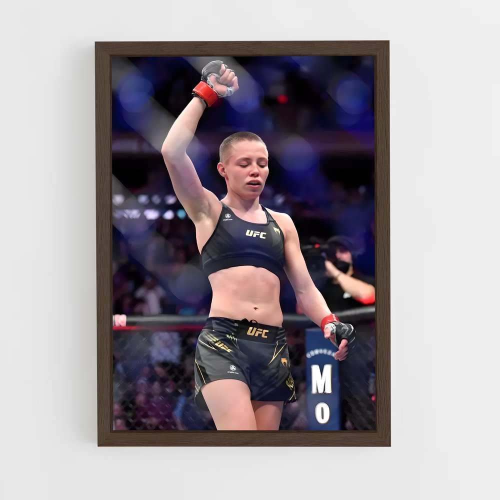ap-rose namajunas-4 cadre Bois foncé