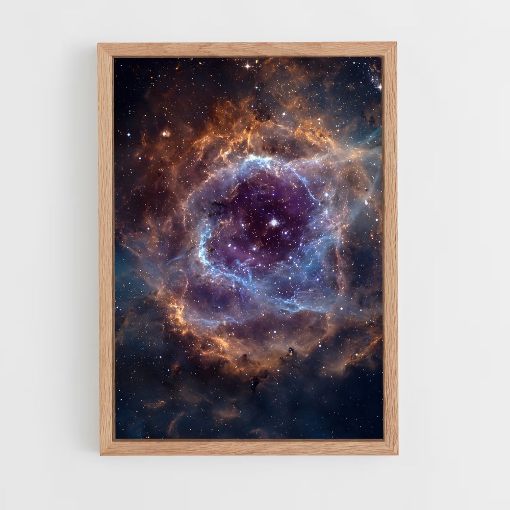 ap-rosette nebula-6 cadre Bois clair
