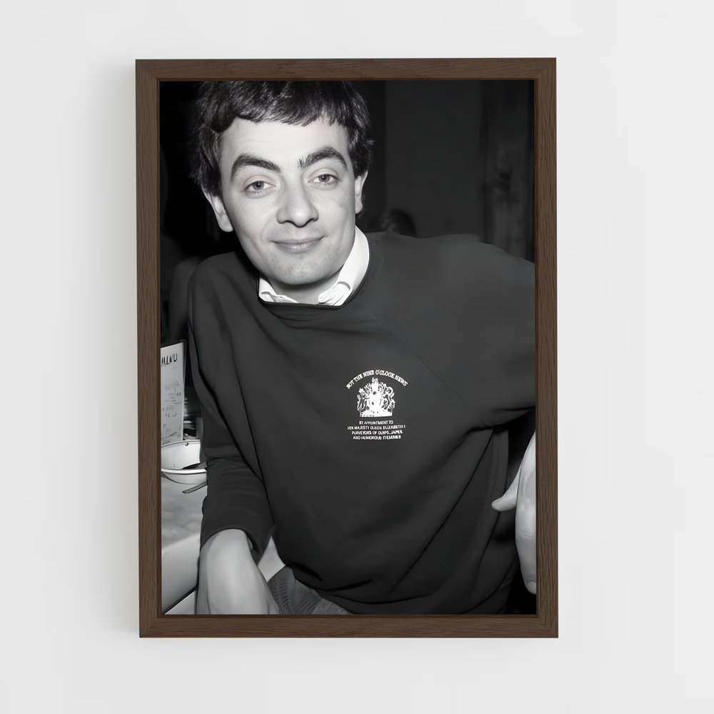 ap-rowan atkinson-3 cadre Bois foncé