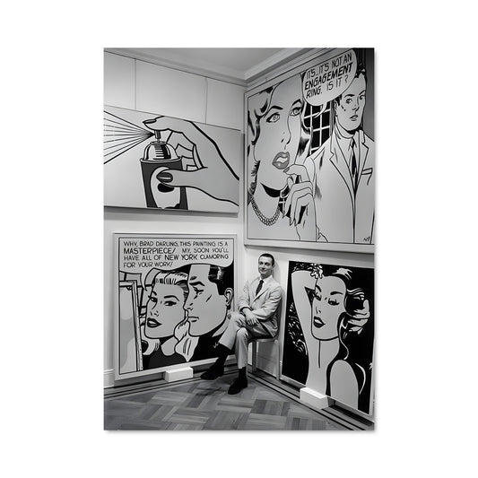 Poster Artiste en Réflexion