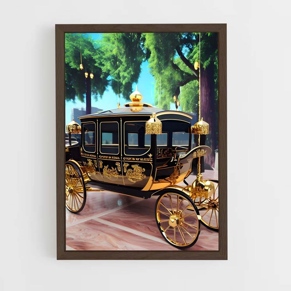 ap-royal carriage-3 cadre Bois foncé