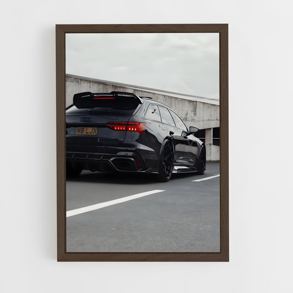 ap-rs6 c8 avant-2 cadre Bois foncé