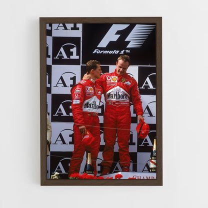 ap-rubens barrichello-8 cadre Bois foncé