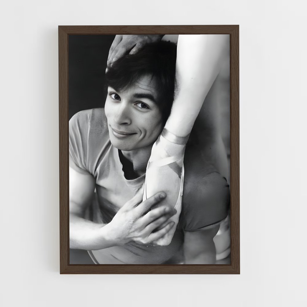ap-rudolf nureyev-4 cadre Bois foncé