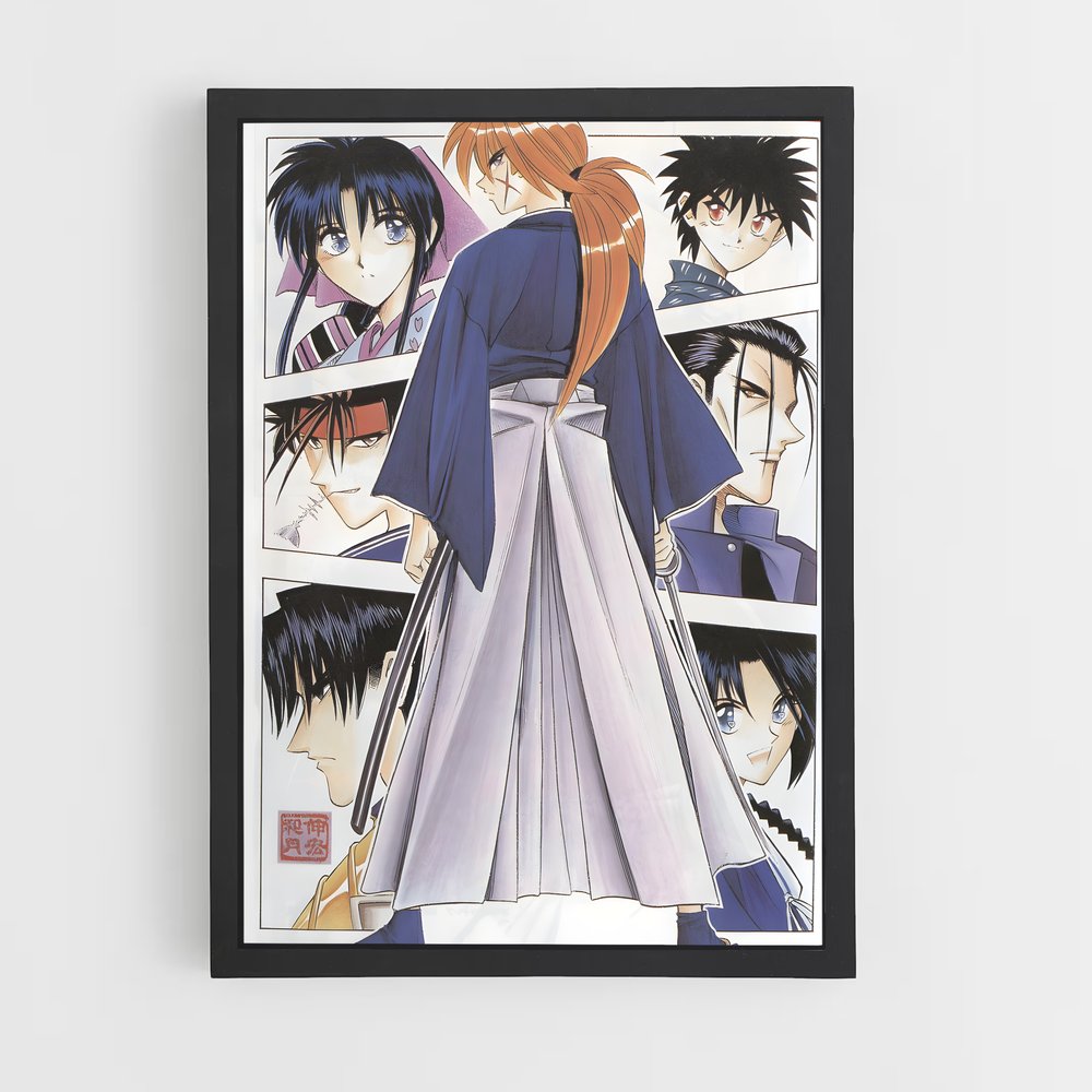 ap-rurouni kenshin-4 cadre Noir