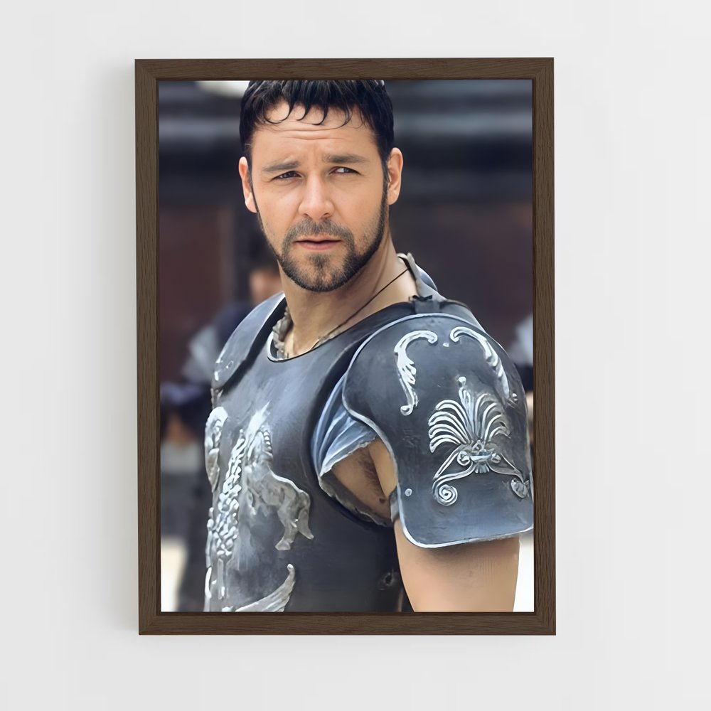 ap-russell crowe-8 cadre Bois foncé