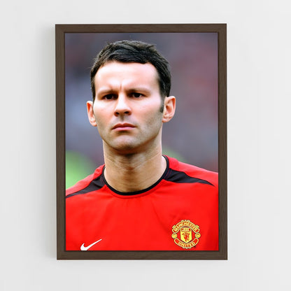 ap-ryan giggs-5 cadre Bois foncé