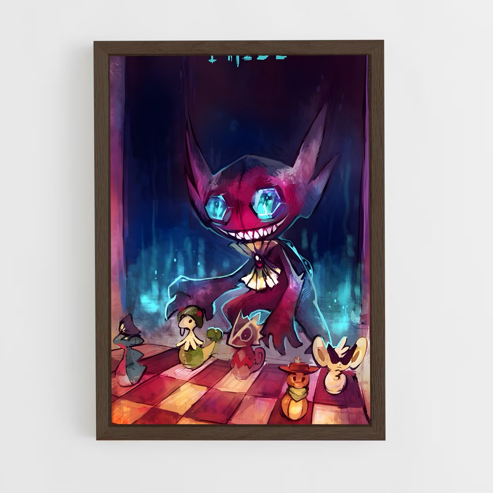 ap-sableye-2 cadre Bois foncé