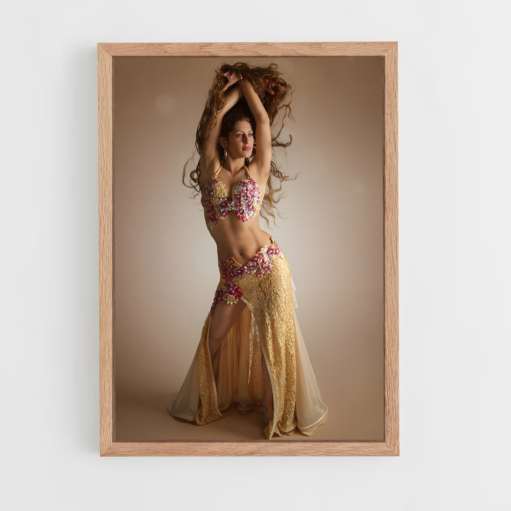 ap-sadie belly dancer-2 cadre Bois clair
