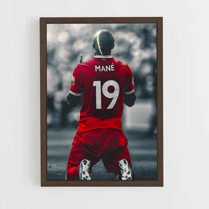 ap-sadio mane-11 cadre Bois foncé