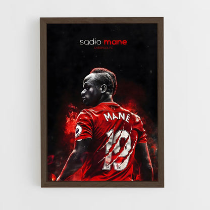 ap-sadio mane-5 cadre Bois foncé