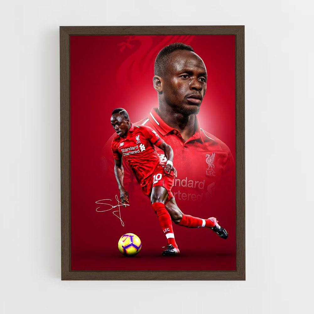 ap-sadio mane-7 cadre Bois foncé