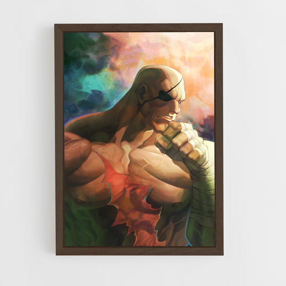 ap-sagat-5 cadre Bois foncé