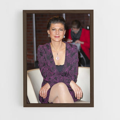 ap-sahra wagenknecht-1 cadre Bois foncé