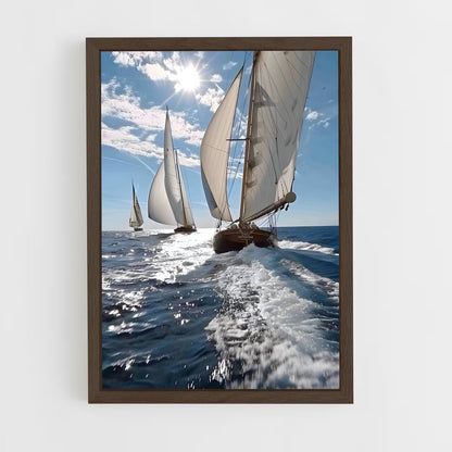ap-sailing-9 cadre Bois foncé