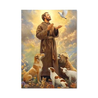 Poster Jésus et les Créatures