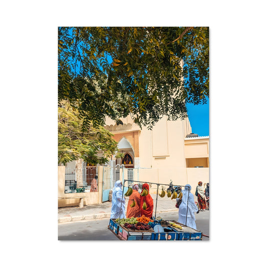 Poster Le Chariot de Fruits