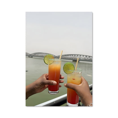 Poster Toasts sur le Pont