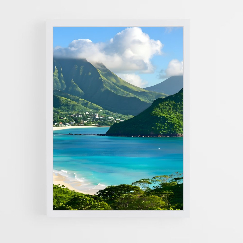 ap-saint kitts and nevis-11 cadre Blanc