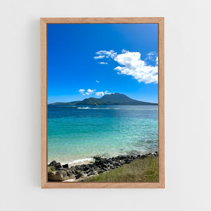 ap-saint kitts and nevis-5 cadre Bois clair
