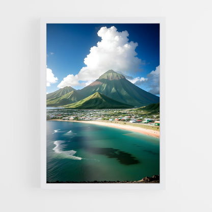 ap-saint kitts and nevis-7 cadre Blanc