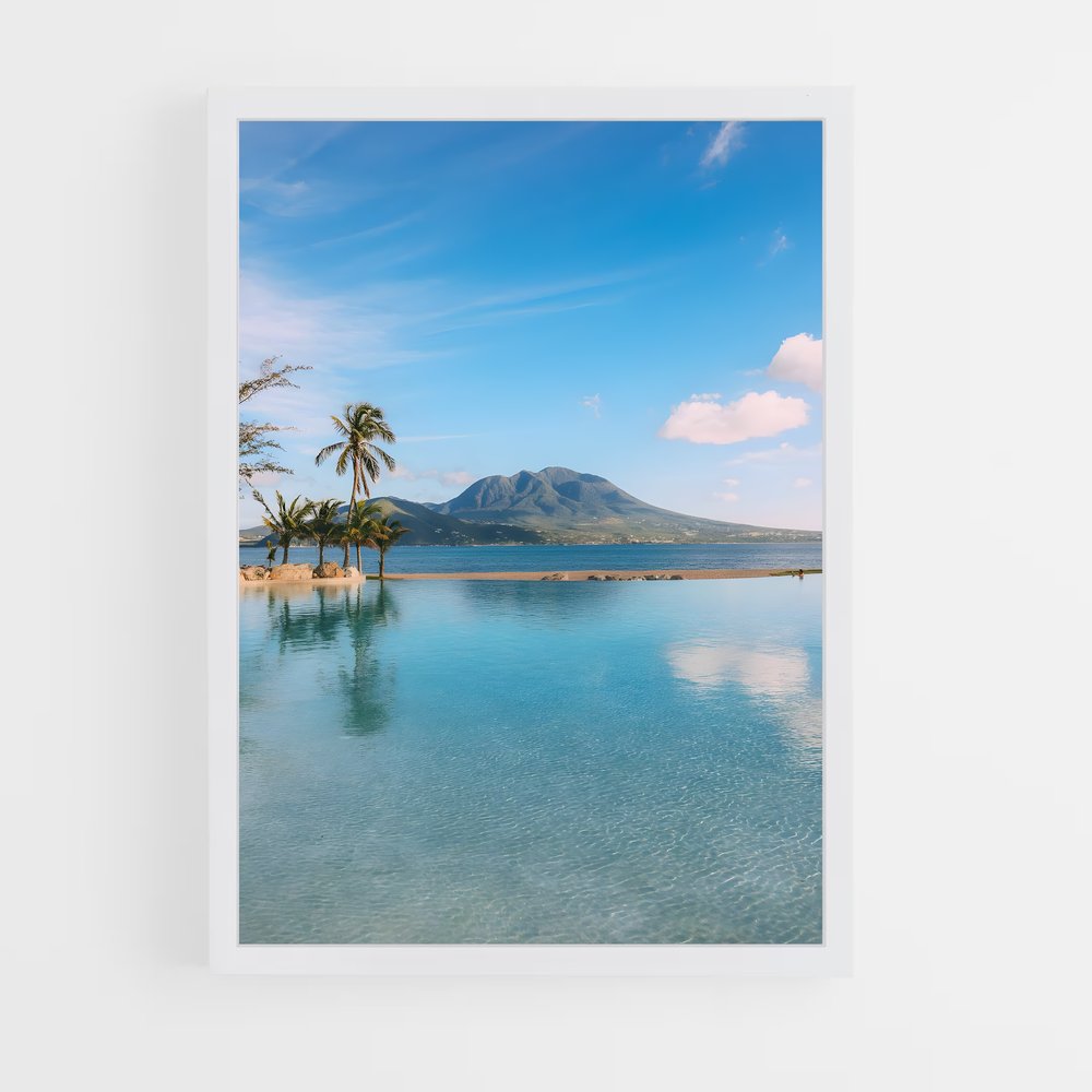 ap-saint kitts and nevis-8 cadre Blanc
