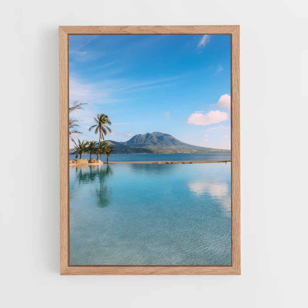 ap-saint kitts and nevis-8 cadre Bois clair