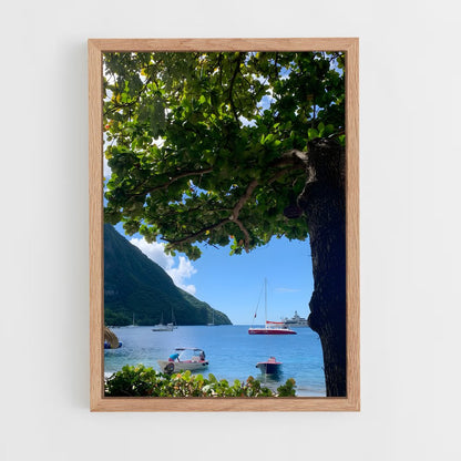 ap-saint lucia-1 cadre Bois clair