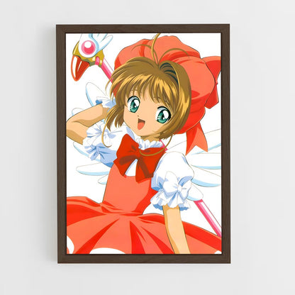 ap-sakura kinomoto-11 cadre Bois foncé