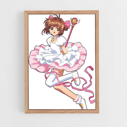 ap-sakura kinomoto-3 cadre Bois clair