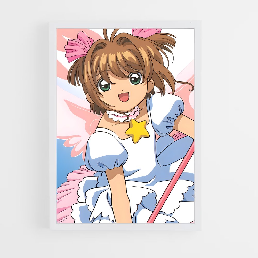 ap-sakura kinomoto-4 cadre Blanc