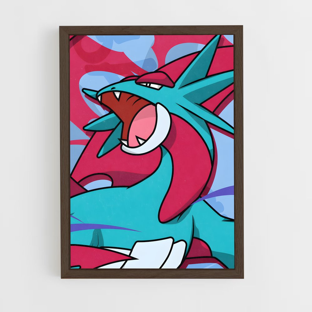 ap-salamence-1 cadre Bois foncé