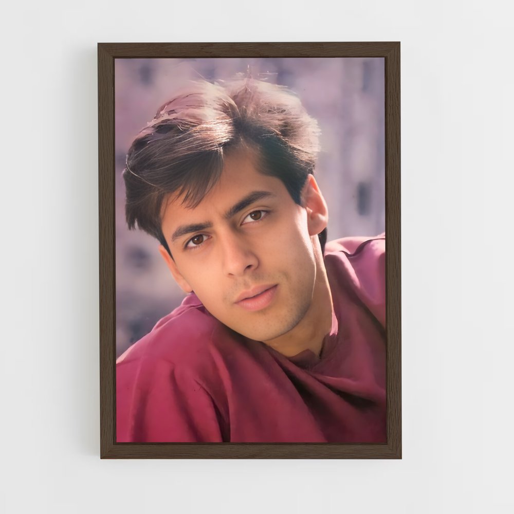 ap-salman khan-3 cadre Bois foncé