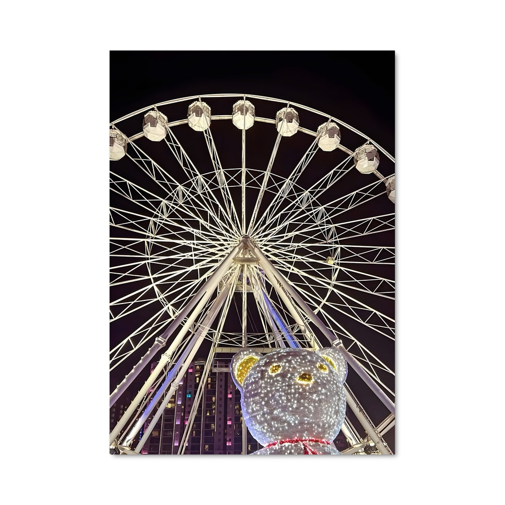 Poster Grande Roue Lumineuse