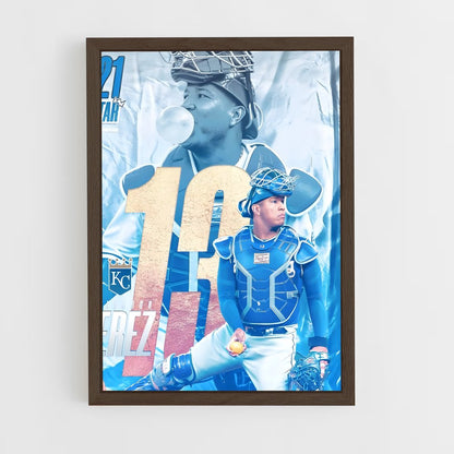 ap-salvador perez-8 cadre Bois foncé