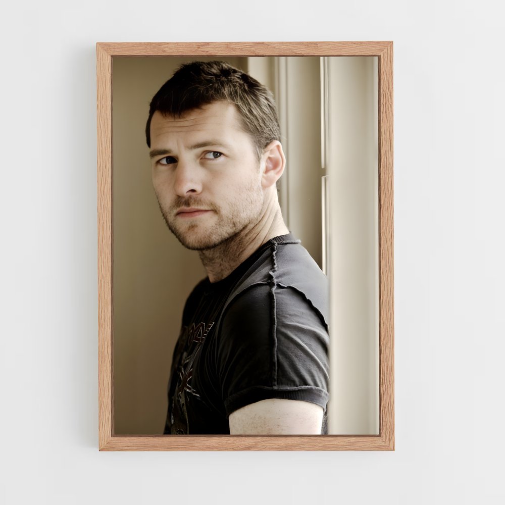 ap-sam worthington-5 cadre Bois clair