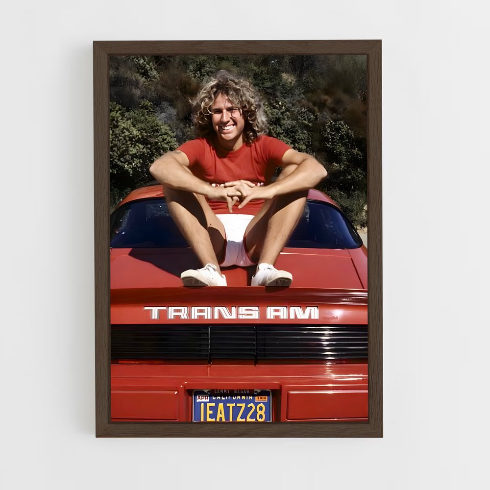 ap-sammy hagar-4 cadre Bois foncé