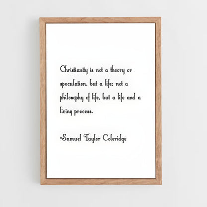 ap-samuel taylor coleridge-2 cadre Bois clair