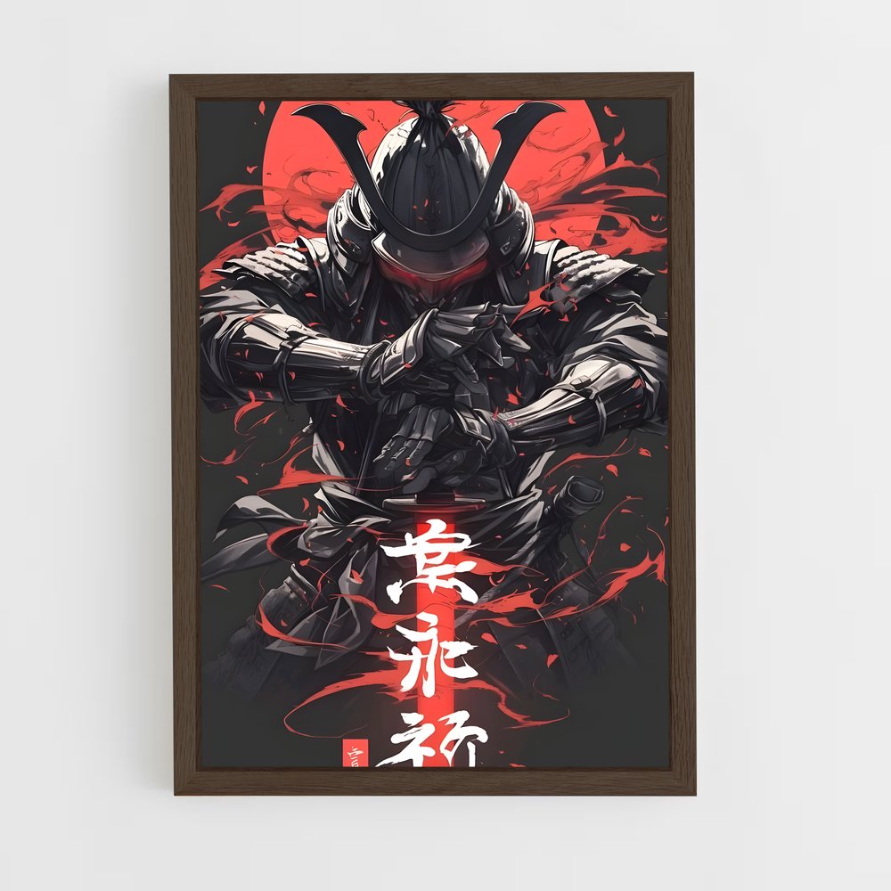 ap-samurai spirits-9 cadre Bois foncé