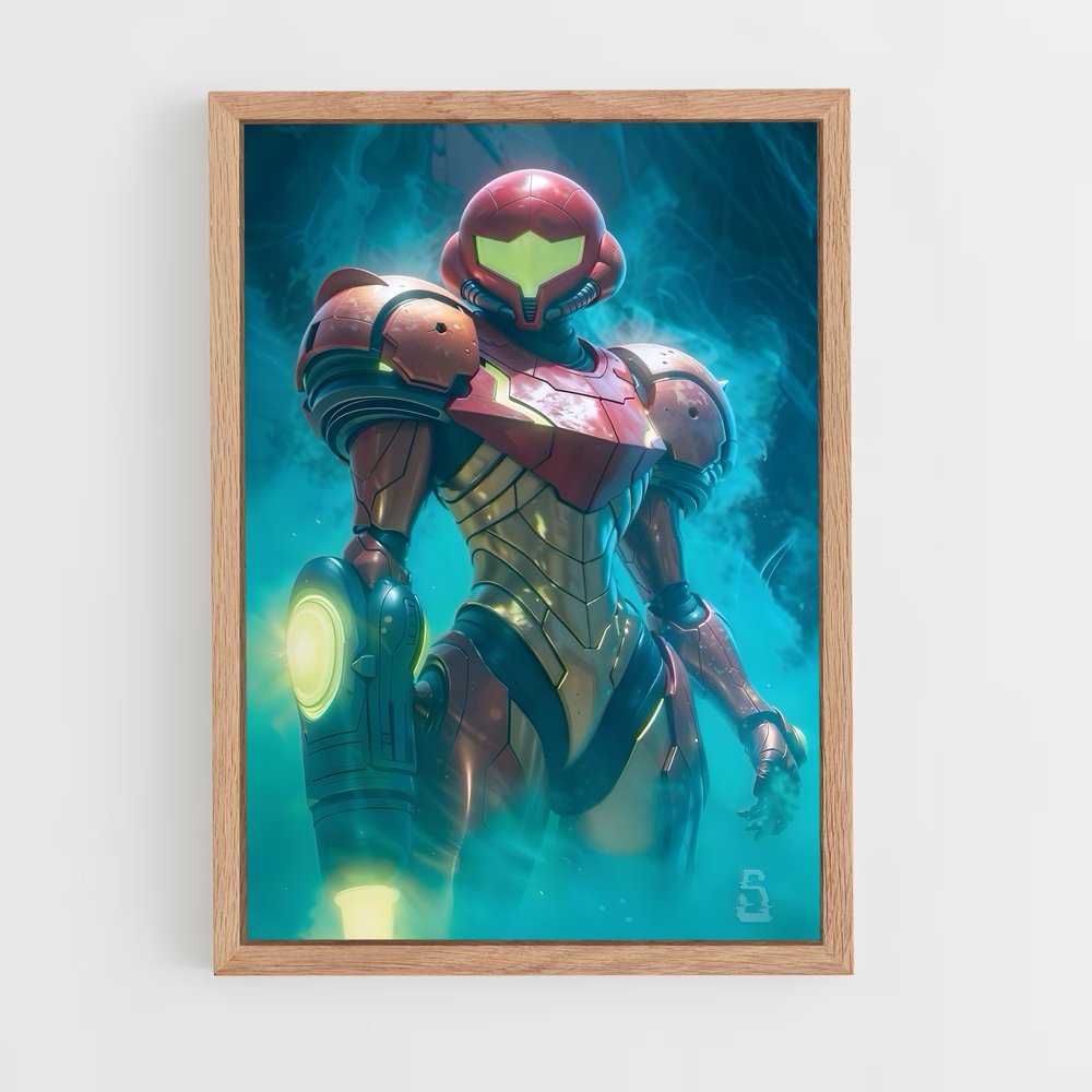 ap-samus aran-1 cadre Bois clair