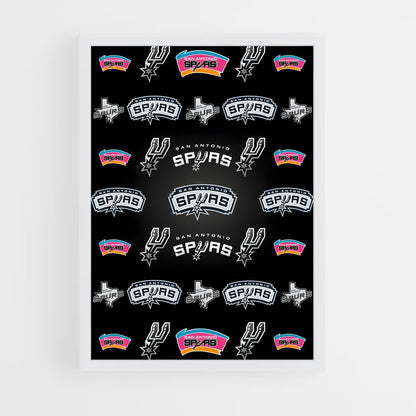 ap-san antonio spurs-3 cadre Blanc