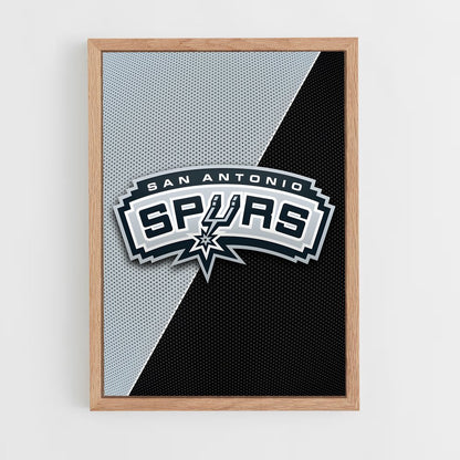 ap-san antonio spurs-7 cadre Bois clair