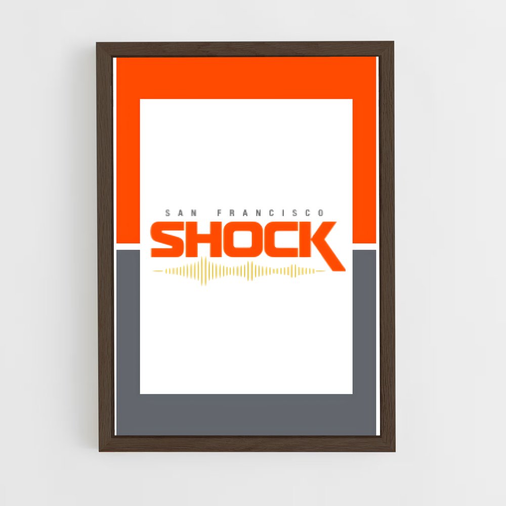 ap-san francisco shock-1 cadre Bois foncé