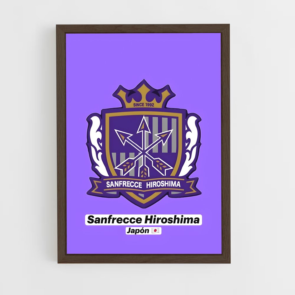ap-sanfrecce hiroshima-6 cadre Bois foncé